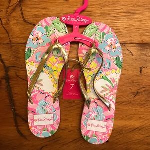 Lilly Pulitzer Target Flip Flops