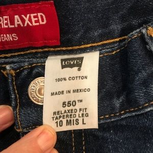 Miss Levis 550 NWT size 10 long