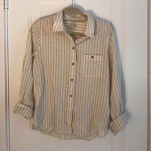Pinstripe button down
