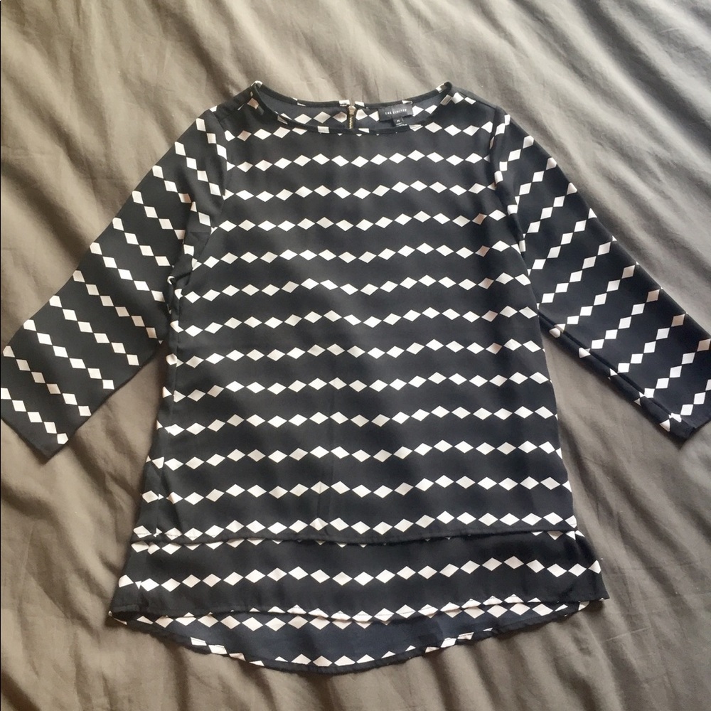 The Limited flowy two-tier hem top. Size XS.