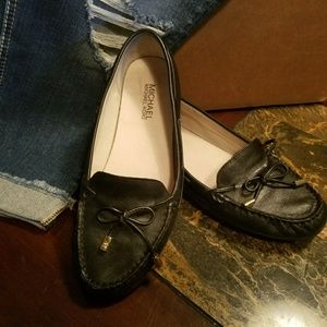 Michael Kors Black Tie Loafer