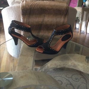 Trask studded heels