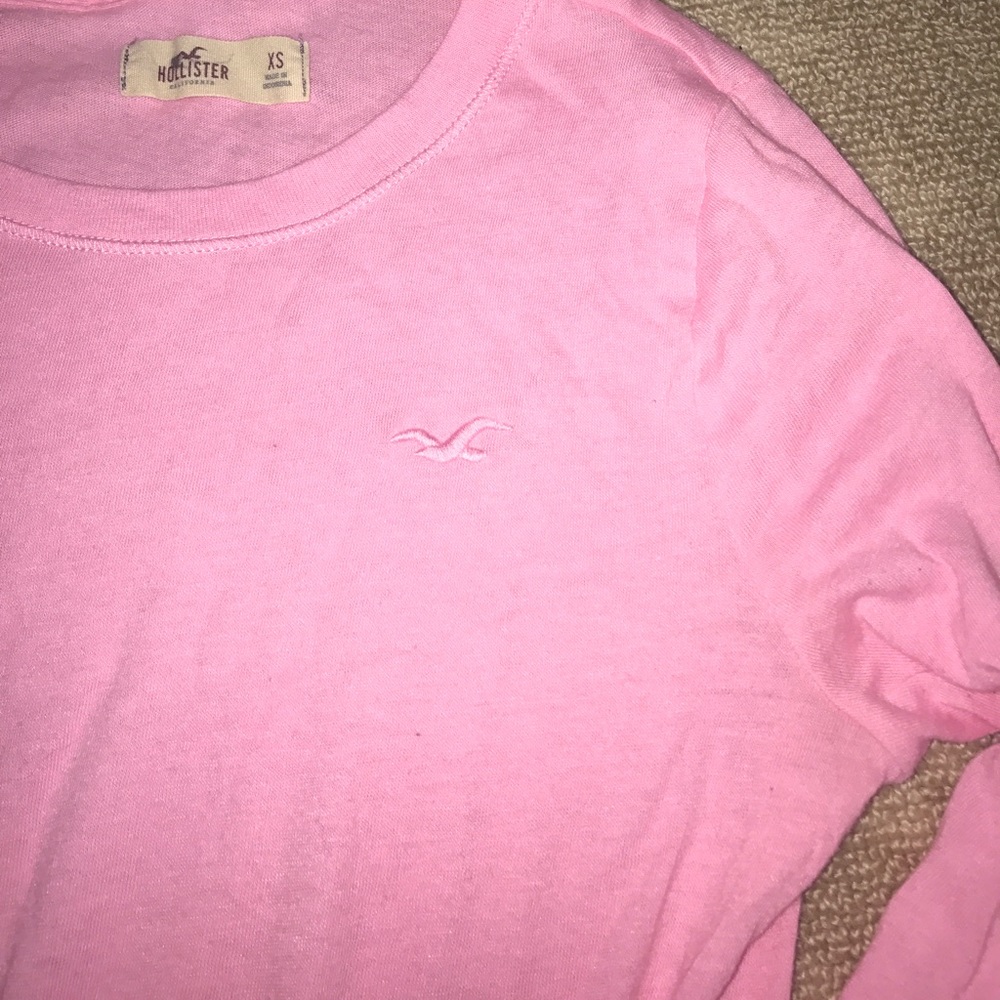 Baby Pink Hollister Long Sleeve