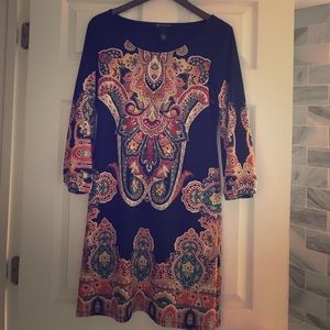 Boho dress matte jersey