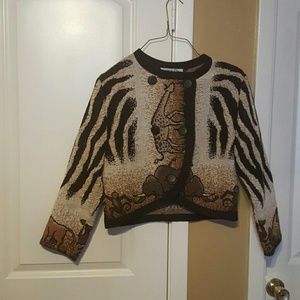 Womn Bolero Jacket by It's Outta the Bag Sz S
