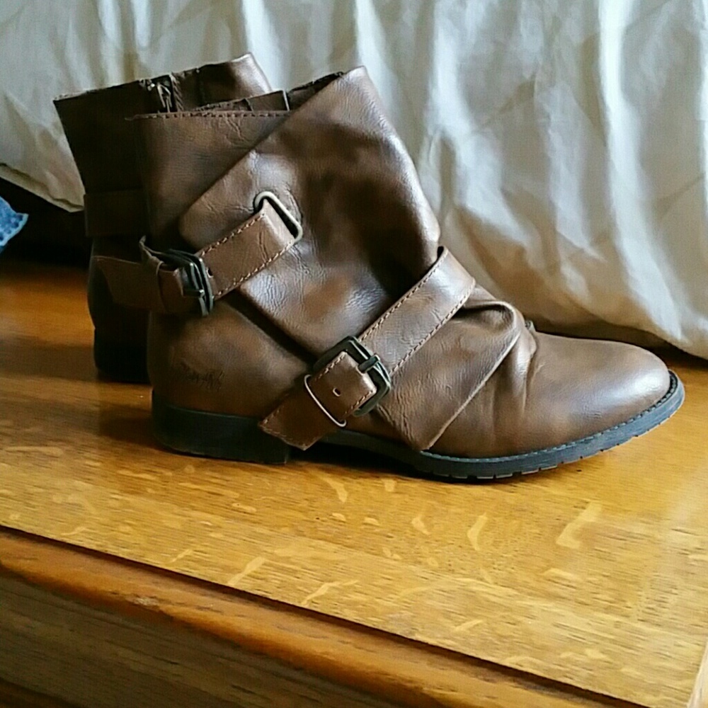 Blowfish Brown motorcycle boots