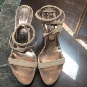 STRAPPY DONALD PLINER HEELS