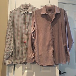 🆕Bundle! Two Michael Kors button downs size 17