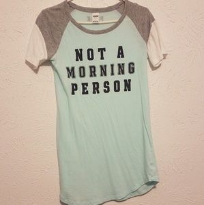 PINK Not a Morning Person shirt