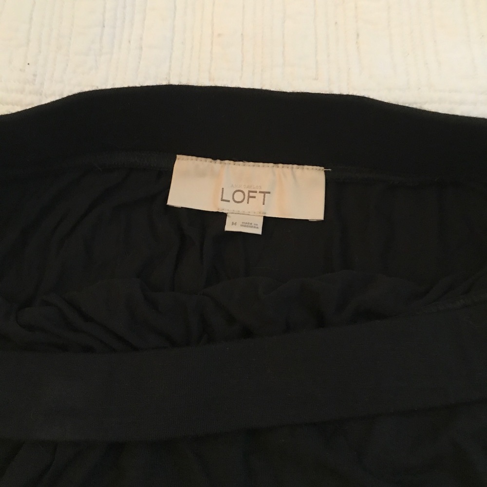 Black Ann Taylor Loft maxi skirt