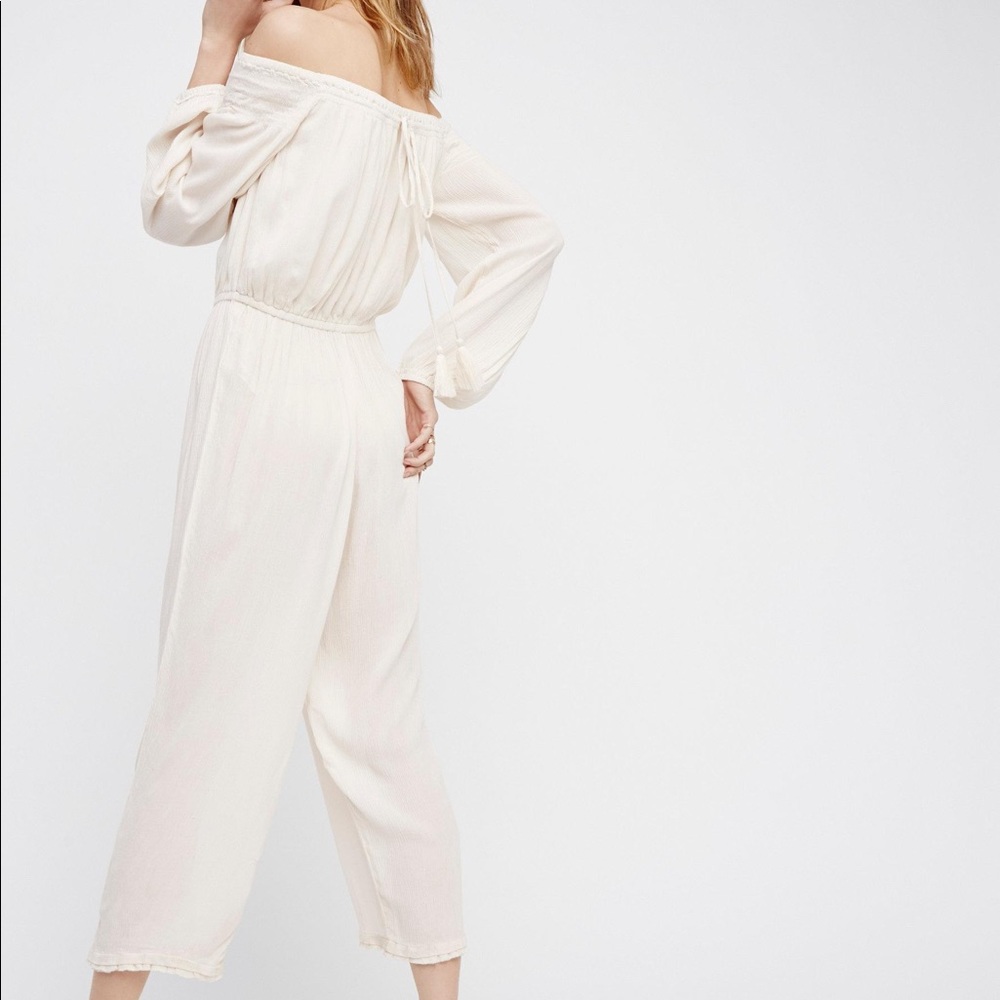 Free People Off Your Shoulder Romper