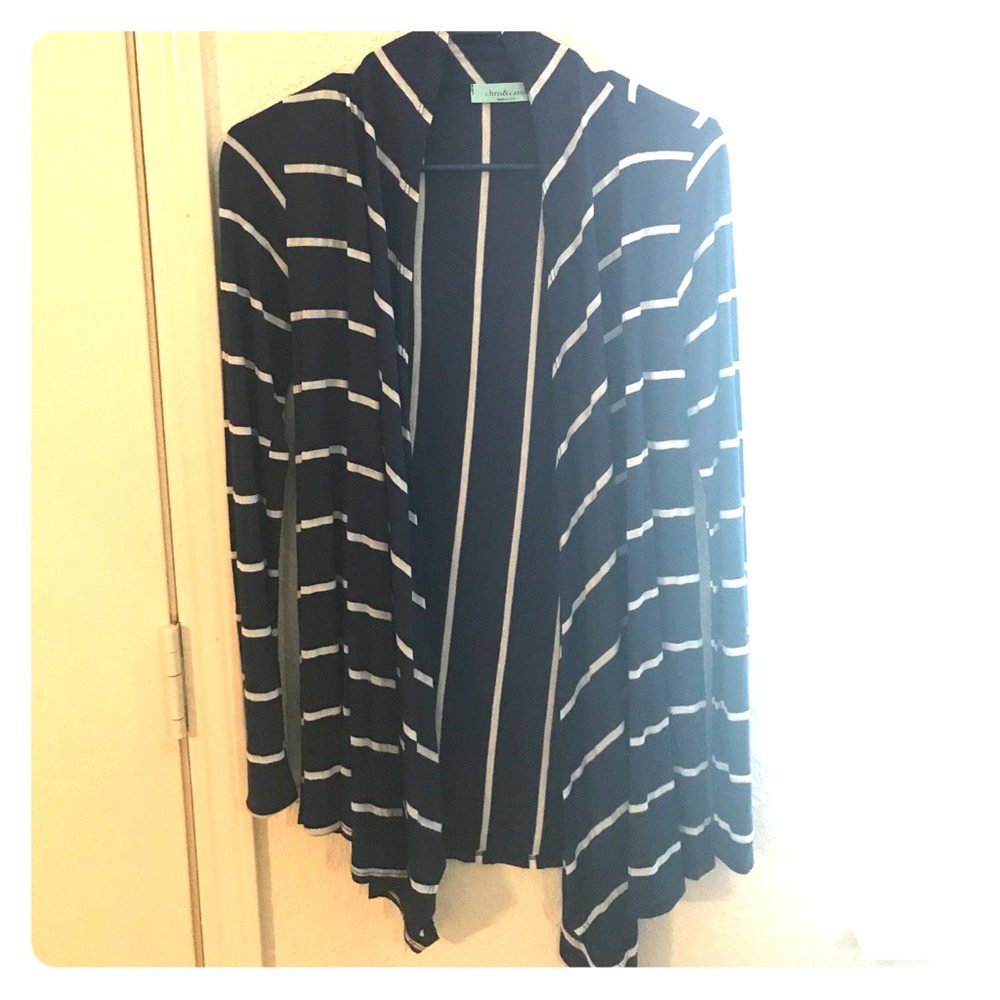 Stripped cardigan