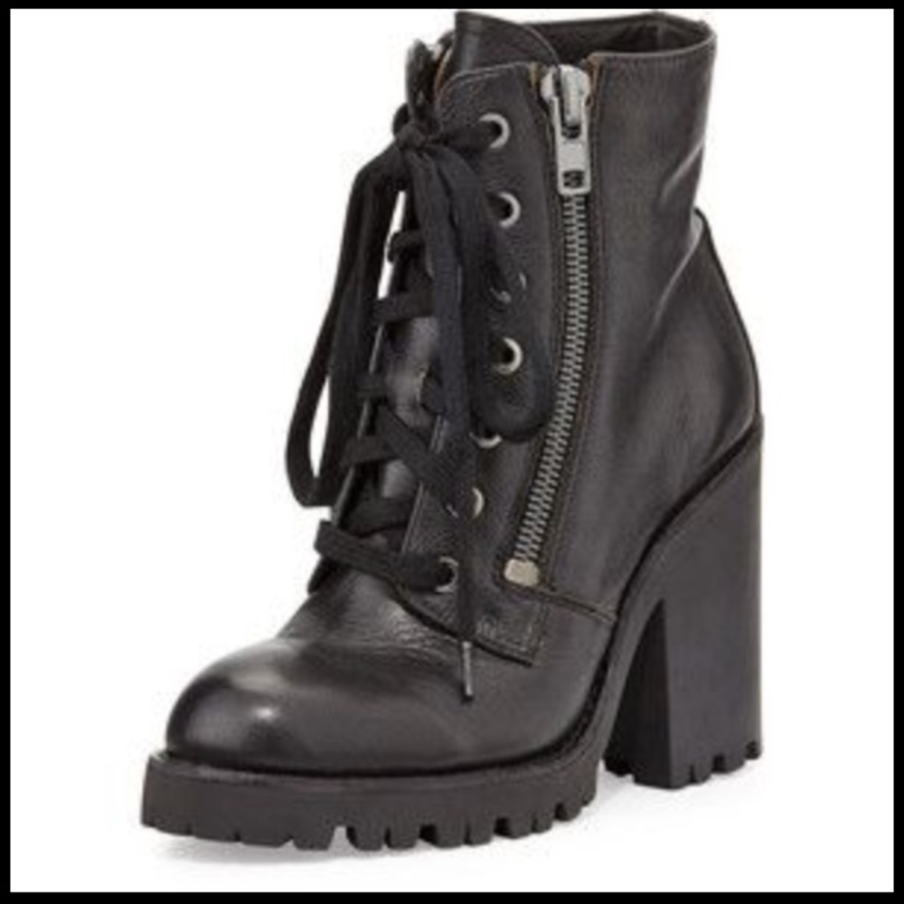 Brand new ASH leather boots/ combat, Zara, fashion