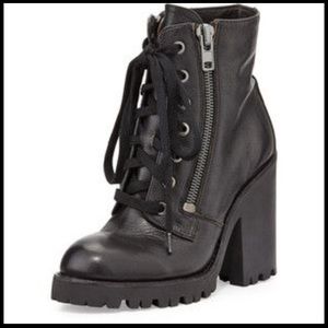 Brand new ASH leather boots/ combat, Zara, fashion