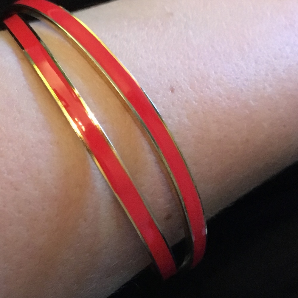 J crew oval bangles - pair