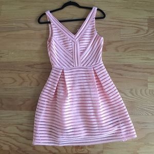 Peach party dress