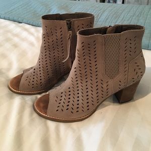 TOMS Majorca Peep Toe Booties