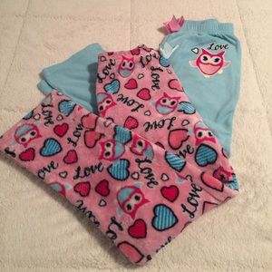 2 pajama sweat pants