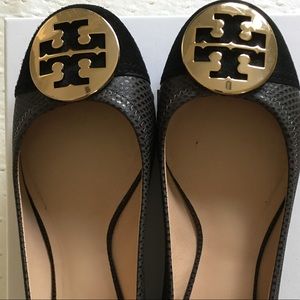 Tory Burch flats worn once!