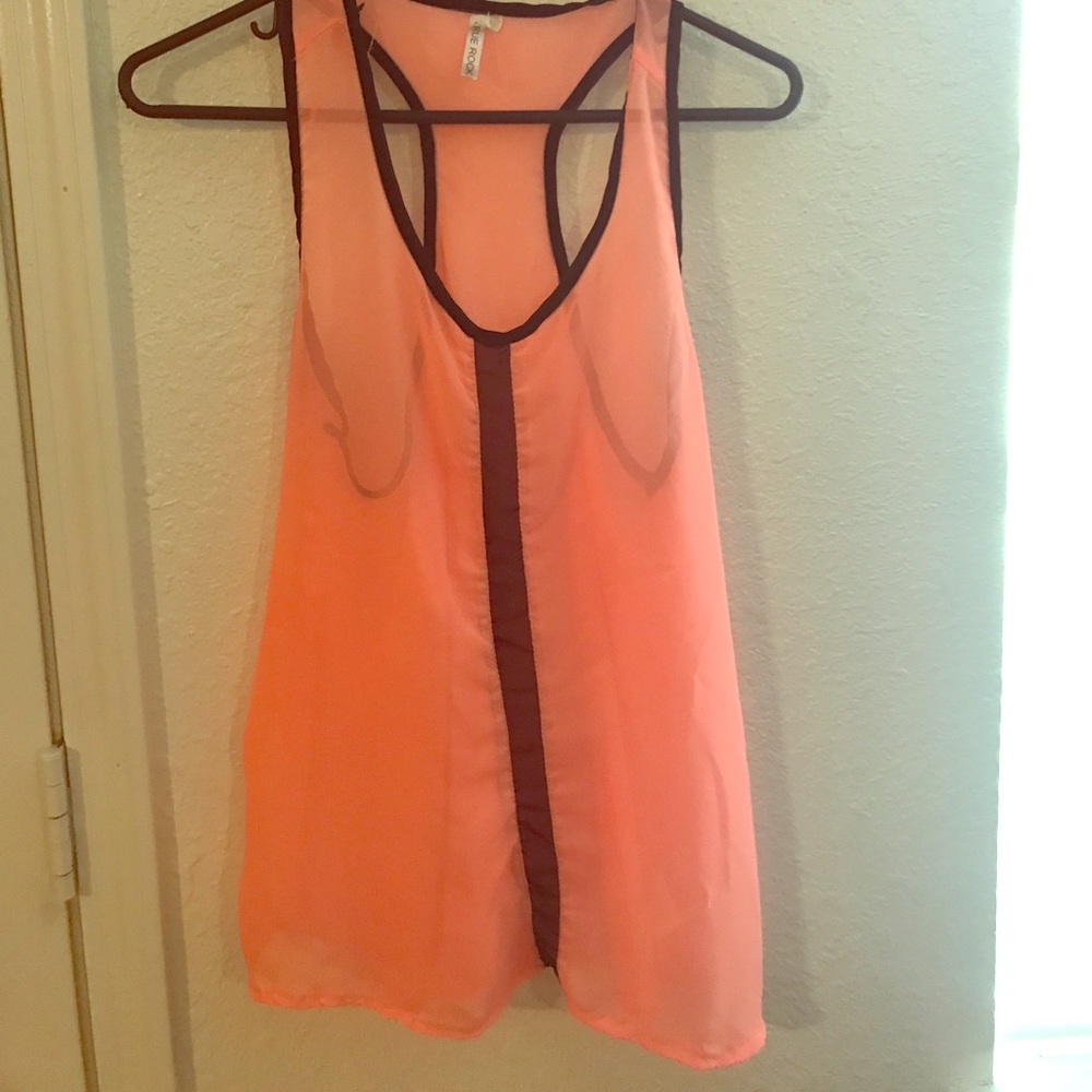 Coral tank top