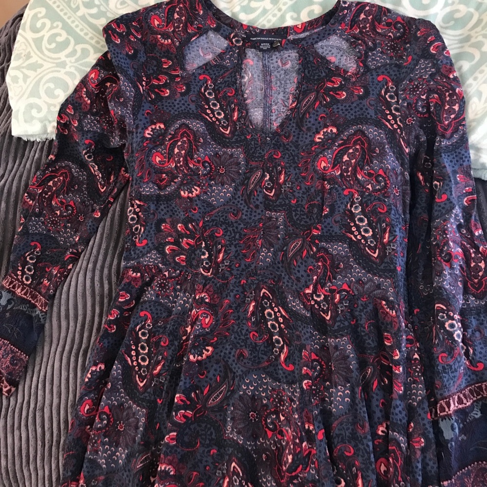 Long sleeve American eagle dress!
