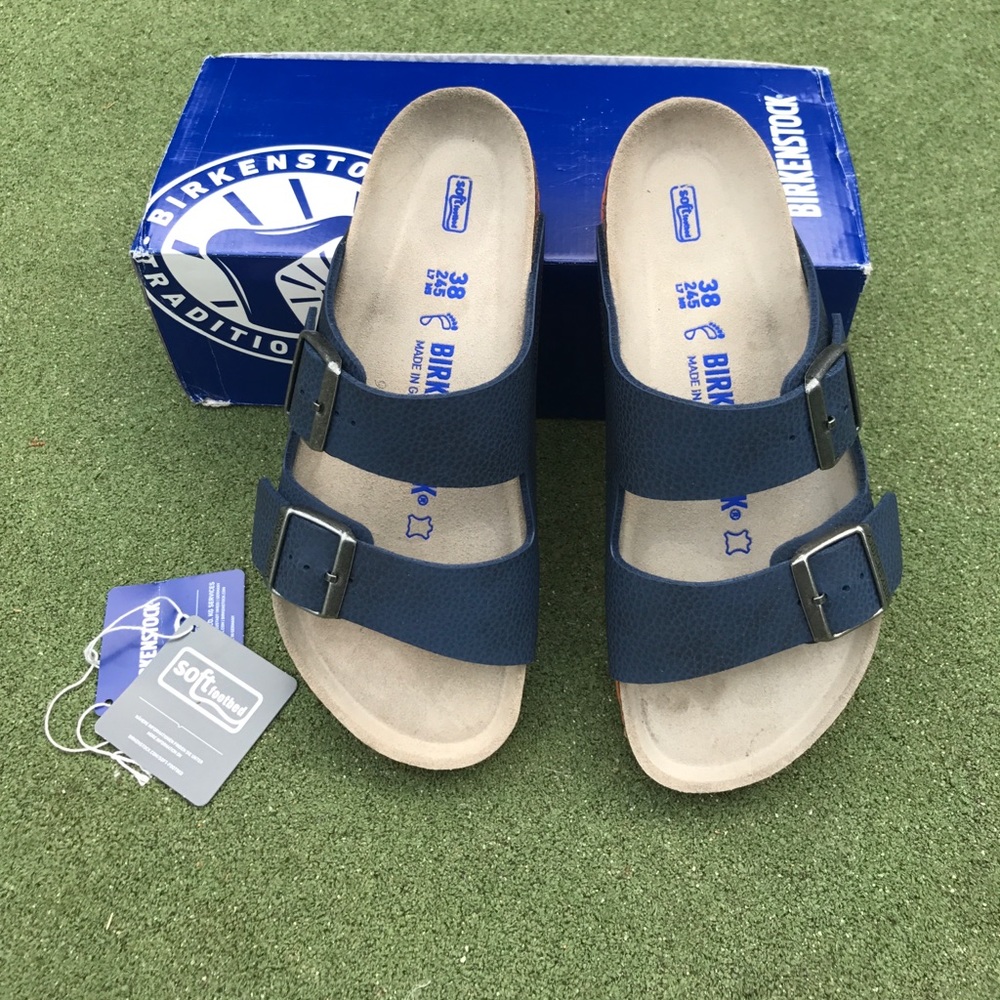 Birkenstock Arizona Navy 38 Regular two tone