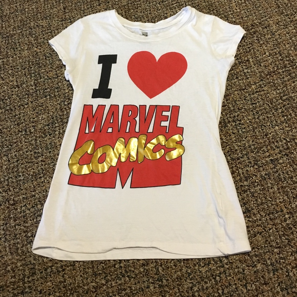Marvel t shirt.