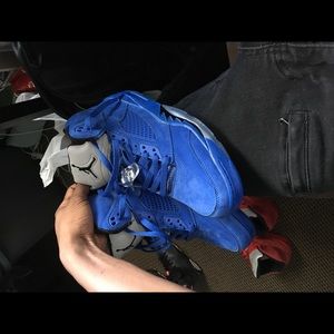 Brand New Retro 5 Blue Royal size 9.5