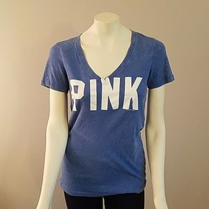 VS Pink V-Neck Tee