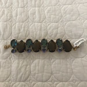J crew pearl multi stone bracelet