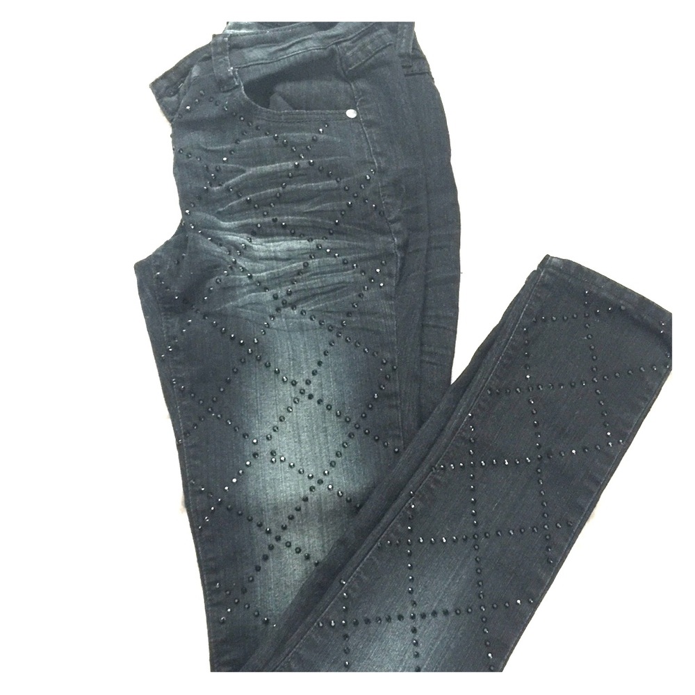 Rhinestone Jeans Size 4