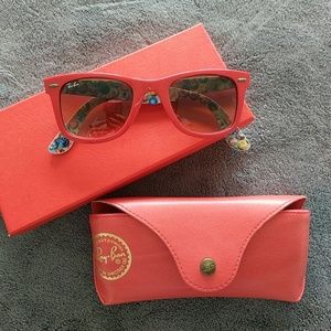 Red Ray Ban Sunglasses