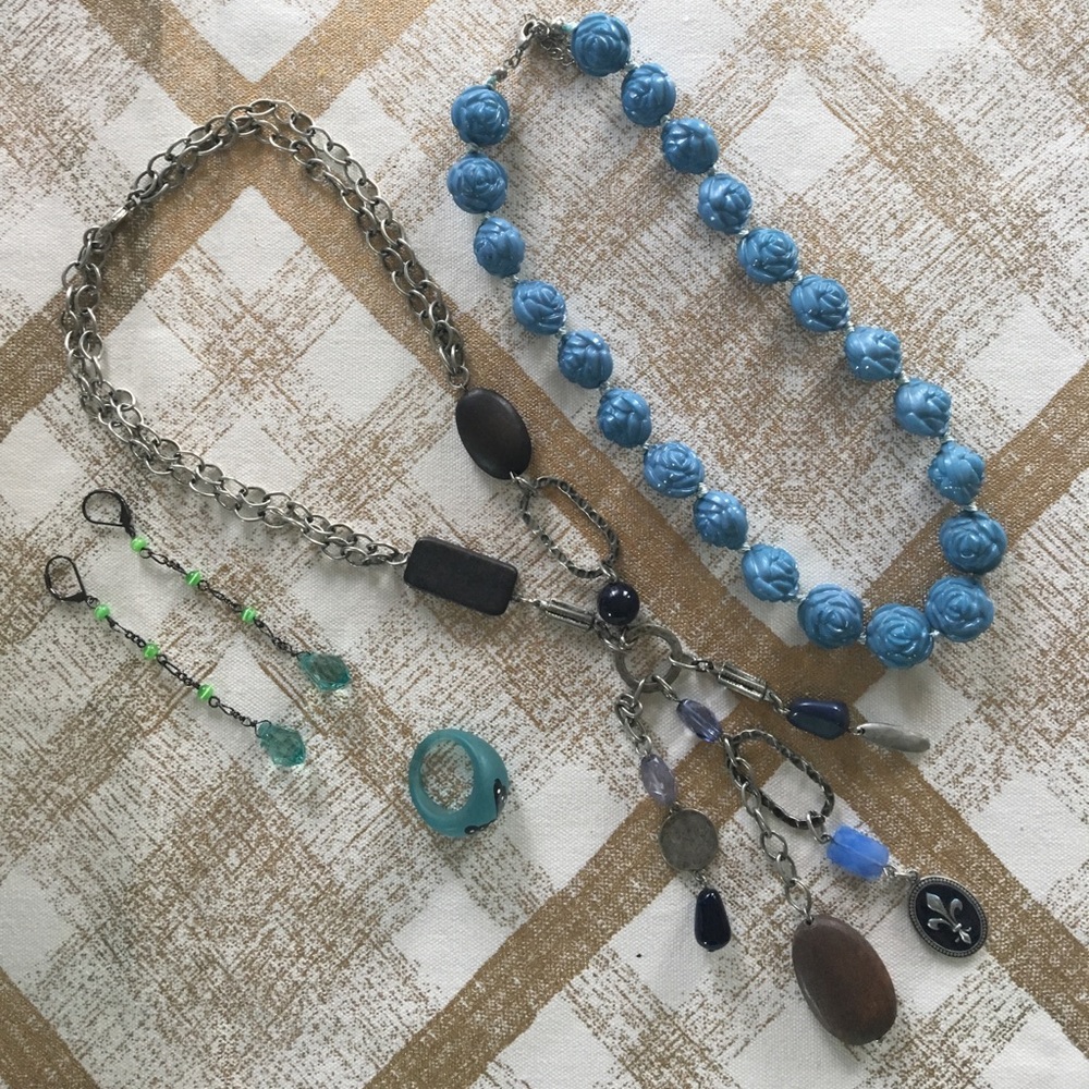 Blue jewelry bundle
