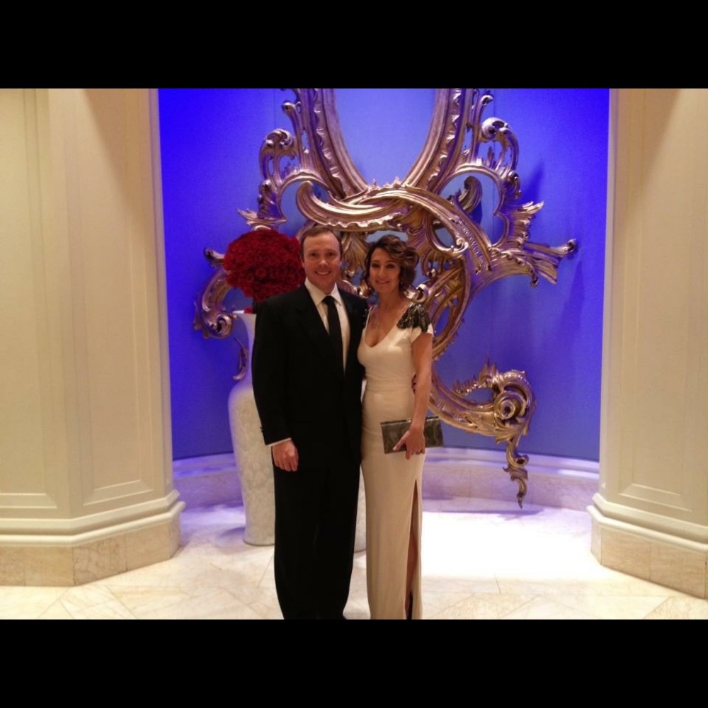 Long white gown, worn twice.