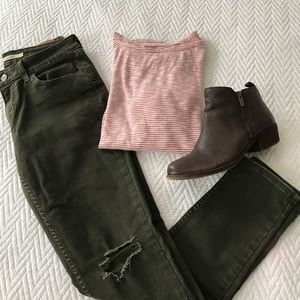 Levi's 535 Super Skinny Jean - Green