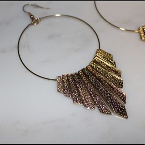 Gold Statement Earrings