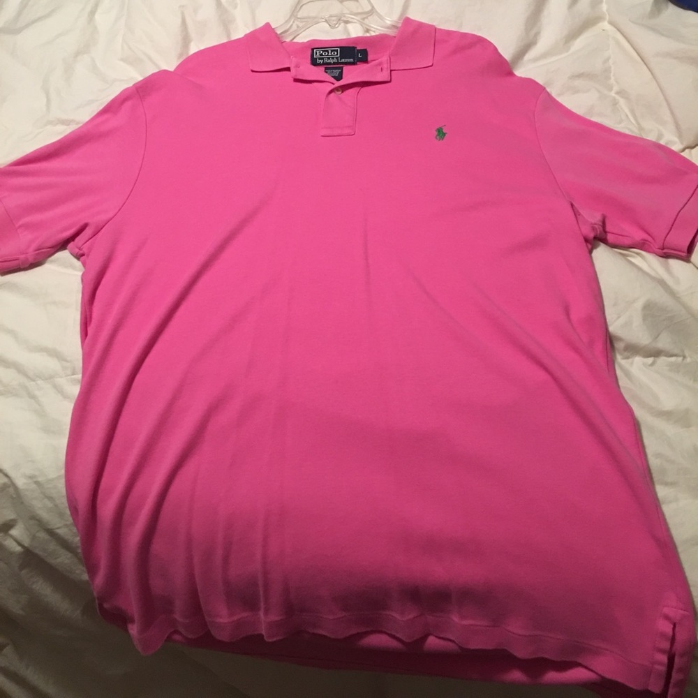 Pink short sleeve Polo