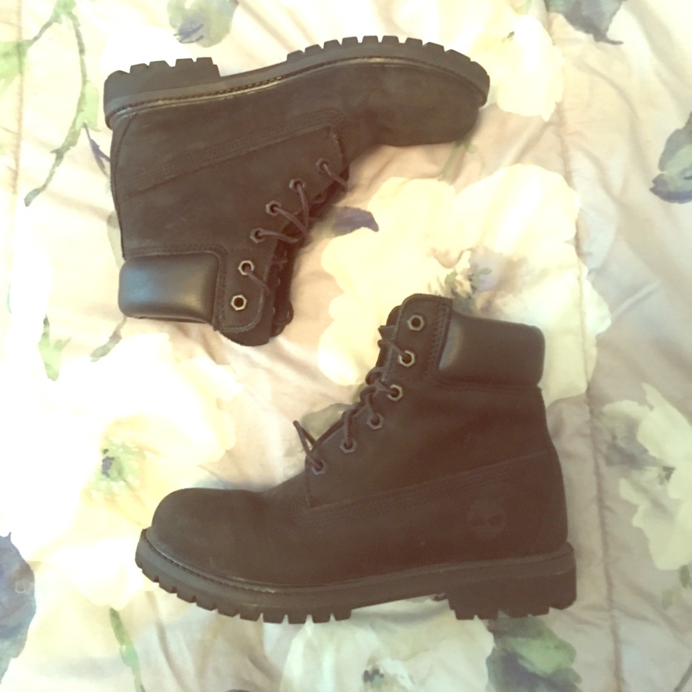 Black Woman Timberlands