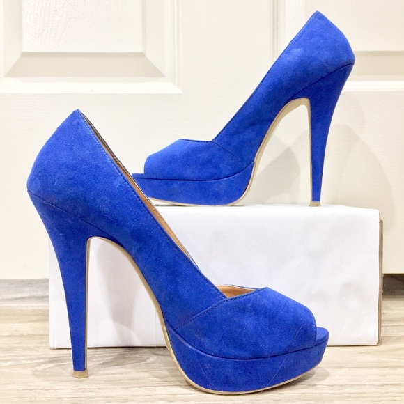 Dune suedelike peep toe court shoe - Picture 2 of 5