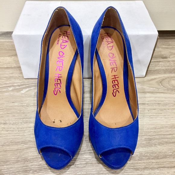 Dune suedelike peep toe court shoe - Picture 3 of 5