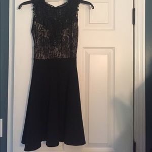 Black Lace Homecoming dress.