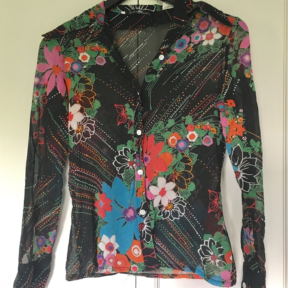 Vintage floral designer top - Franck Olivier Parks