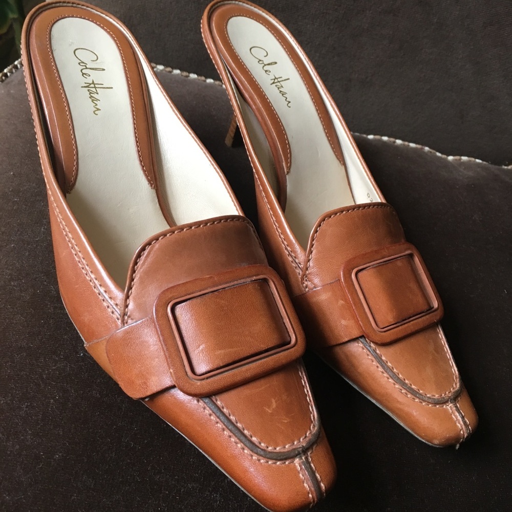 48HR PRICE DROP😱Cole Haan Leather Heels