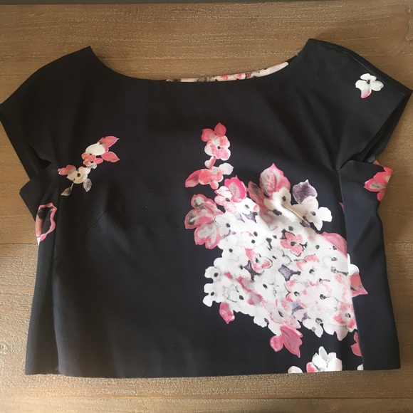 Milly crop top floral - used - size 4 - Picture 2 of 4