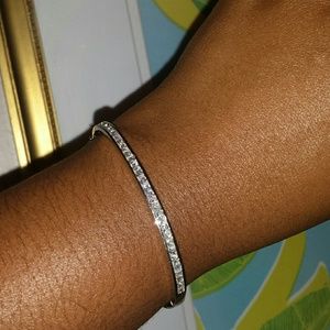 HP!!|| Ross-Simons || CZ Bangle in Sterling Silver