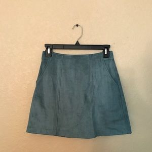 Suede Skirt