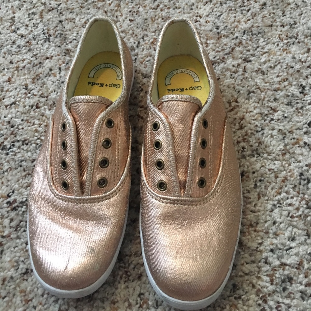Rose gold Keds