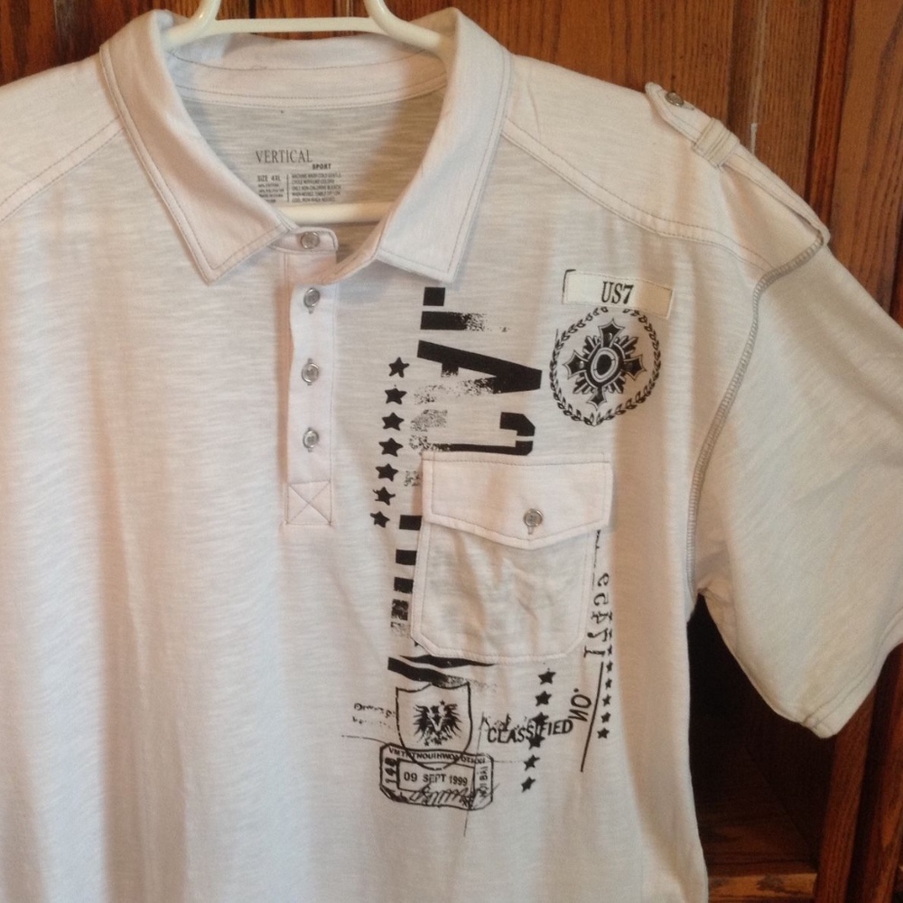Vertical Sport 4XL 4-button Shirt Graphic