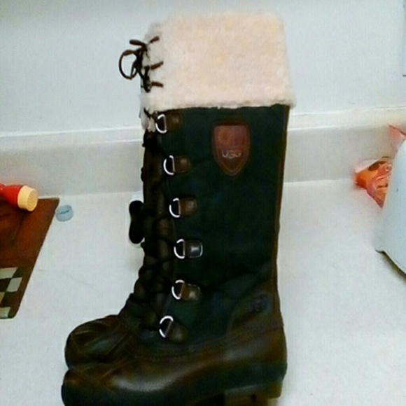 UGG Shoes - UGGS Adirondacks winter TALL LACE UP BOOTS!!!!