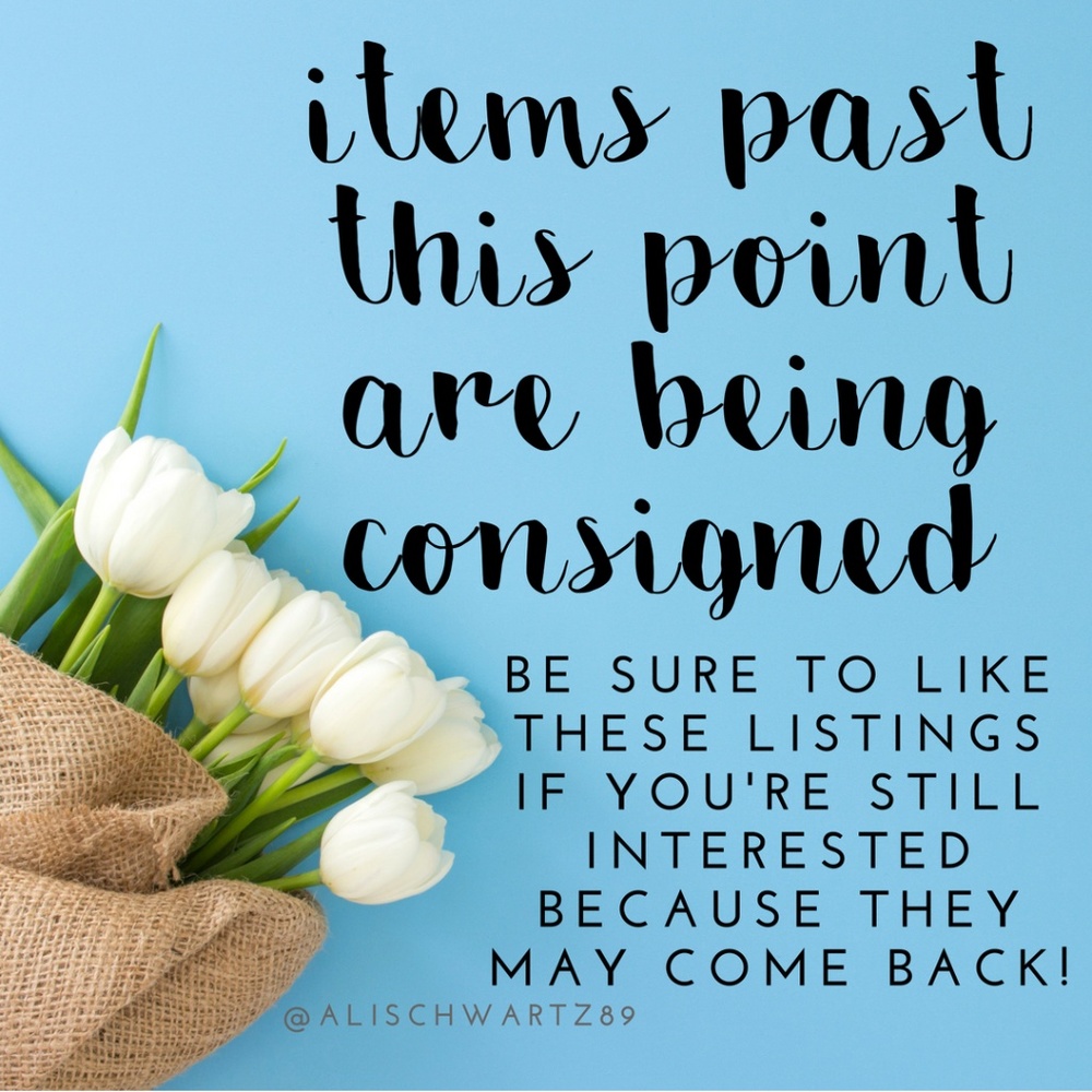 AT THE CONSIGNMENT STORE! COULD BE BACK!